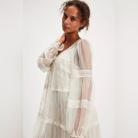 Free People Stevie Maxi Dress Size Medium - Picture 3 of 11